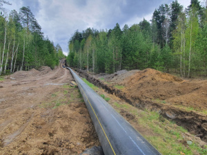 Строительство газопровода-закольцовки в Миассе на завершающем этапе