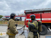 Пожарные Миасса отработали действия при пожаре в магазине стройматериалов