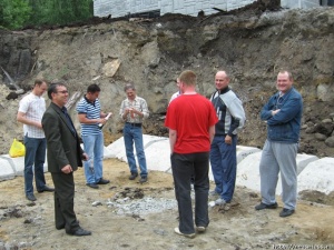 На церемонии закладки первого блока На церемонии закладки первого блока