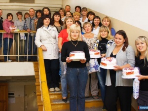 Участники фотоконкурса после награждения Участники фотоконкурса после награждения