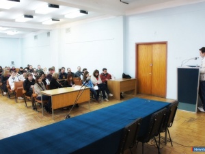 Выступление Дмитрия Андреева перед членами Молодёжного совета Выступление Дмитрия Андреева перед членами Молодёжного совета