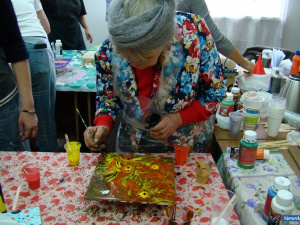 � ������ ������ ������-����� �� Fluid art