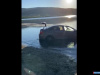 В озере в Миассе затонул автомобиль
