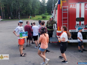 Пожарные Миасса в ДОЛ имени Феди Горелова. Пожарные Миасса в ДОЛ имени Феди Горелова.